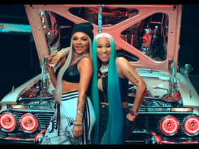 Jesy Nelson and Nicki Minaj appeared together in the music video for Boyz (Photo: YouTube)