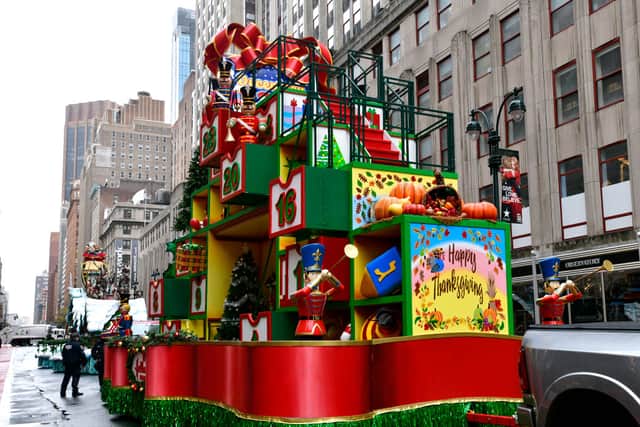 The Hallmark Channel float at the 94th Annual Macy’s Thanksgiving Day Parade on November 26, 2020 in New York City (Picture: Getty Images)