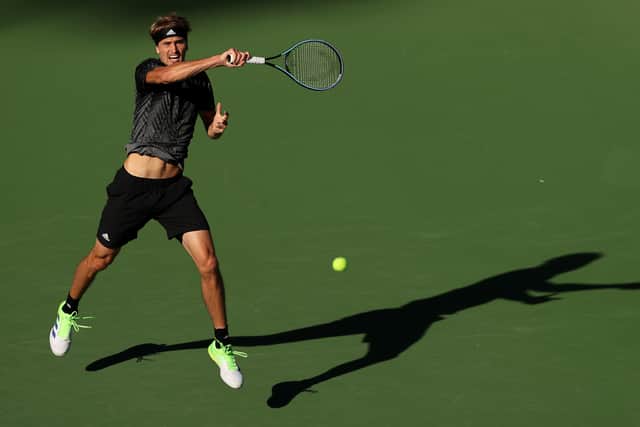 Zverev beat Andy Murray in straight sets in the third round of Indian Wells 2021