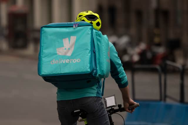 For those leaving things right to the last minute, they might be able to get Christmas groceries delivered via Deliveroo (image: Getty Images)