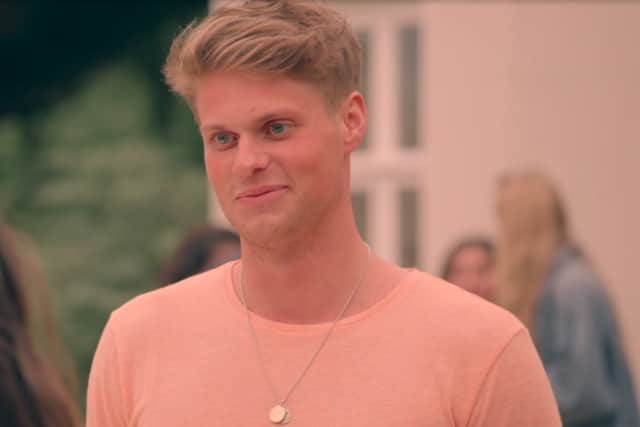 James is known for being outwardly flashy and attempting to swoon ladies with his private jet (Picture: E4)