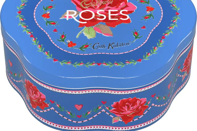 Cadbury is bringing this new Cath Kidston-designed Roses tin exclusively to Waitrose (image: Cadbury)