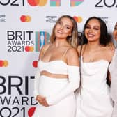 Little Mix attending the Brit Awards 2021 at the O2 Arena (Photo: PA)