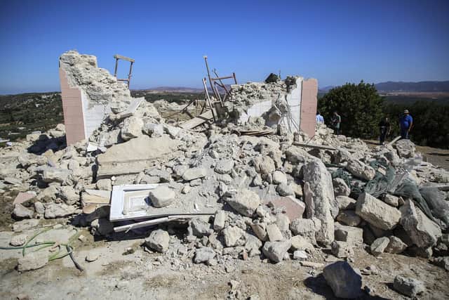 Today’s earthquake was the third to hit the Eastern Mediterranean in recent weeks, including a 6.0 magnitude tremor in September which hit the island of Crete (pictured), killing one person (image: AFP/Getty Images)