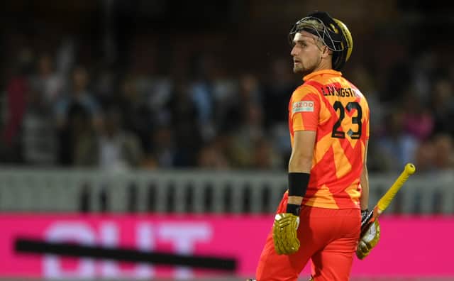 Livingstone sustained an injury during England’s first warm-up match ahead of T20 World Cup