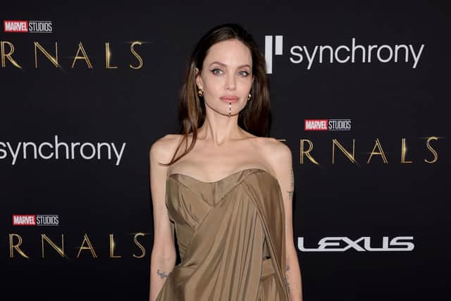 Angelina Jolie also stars in The Eternals.