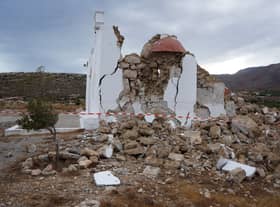 Today’s tremors were the latest to hit the Greek island of Crete since its last major earthquake on 12 October (image: AFP/Getty Images)