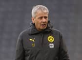Lucien Favre (pictured) is one of three managers in the frame to take over from Steve Bruce at Newcastle United. (Pic: Getty)