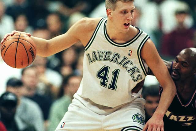 Dirk Nowitzki was a German basketball player who has made it on the list of 75 greatest NBA players