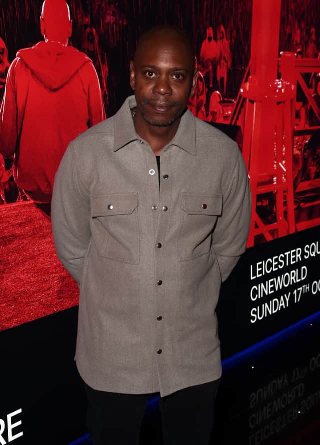 Dave Chappelle attending the UK premiere of “Dave Chappelle: Untitled” at Cineworld (Photo: Eamonn M. McCormack/Getty Images)