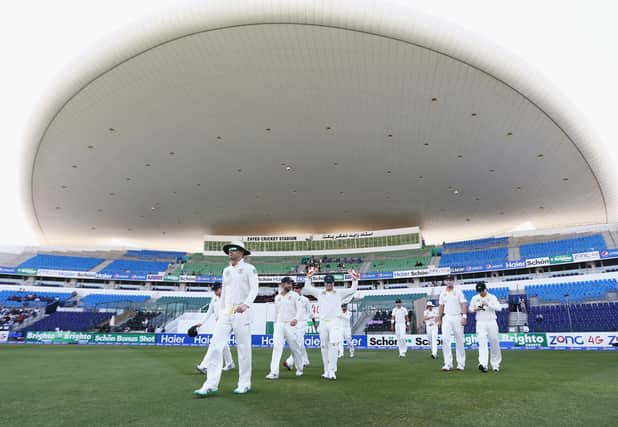 The Sheikh Zayed Cricket Stadium in Abu Dhabi. It will host matches for the T20 World Cup 2021