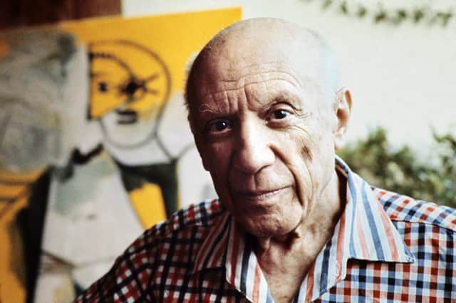Spanish painter Pablo Picasso in Mougins, France, in 1971 (image: Ralph Gatti/AFP via Getty Images)