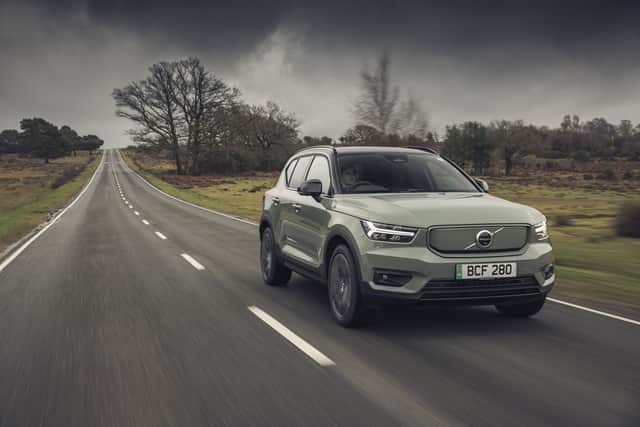 Electric cars like the Volvo XC40 Recharge are among those exempt from the ULEZ charge 