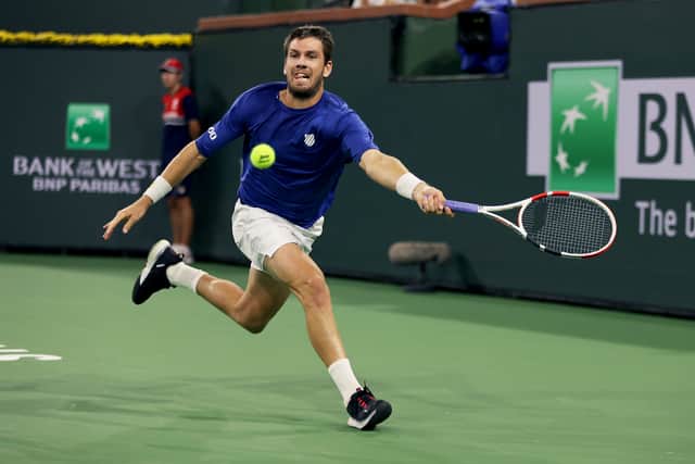 Cameron Norrie is through to the last 16. He won the Indian Wells tournament on Monday 18 October 2021