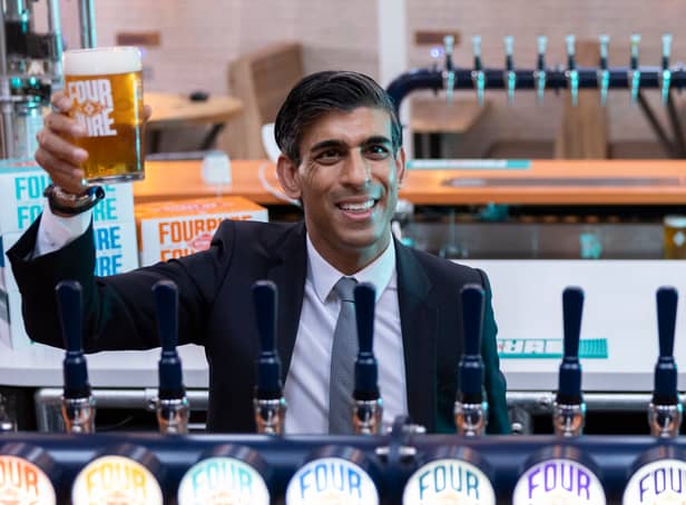 <p>The Chancellor Rishi Sunak claimed his Autumn Budget 2021 alcohol tax system changes were the biggest in 140 years (image: Getty Images)</p>