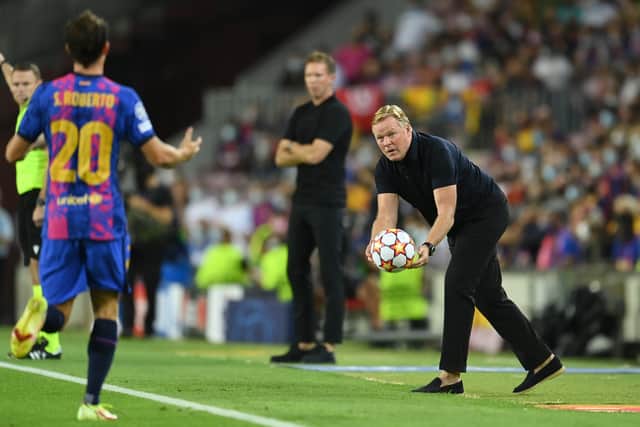 Koeman was at Barcelona for 14 months