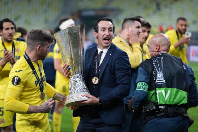Emery has had great success in the UEFA Europa League and won most recently with Villarreal in 2021