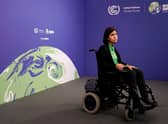 Israel’s Energy Minister Karine Elharrar was not able to access the venue for COP26 until day three due to accessibility issues. (Credit: Getty)