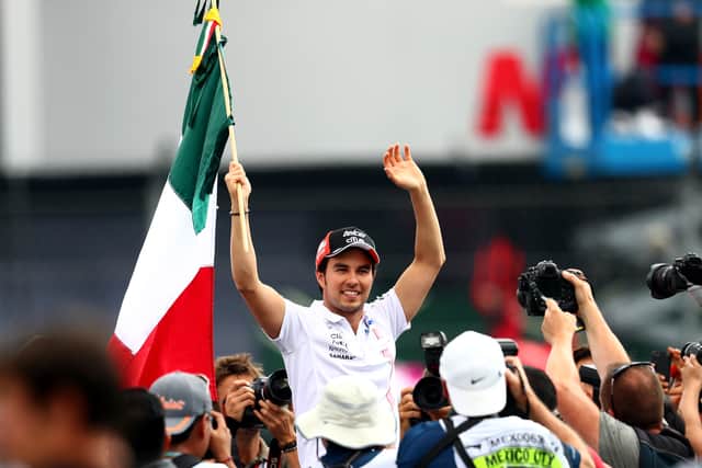 Sergio Perez will hope to receive support from the fans as he returns home to Mexico