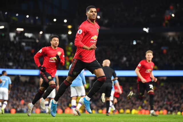 Rashford has three goals in five matches for his club Manchester United
