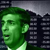 Rishi Sunak unveiled his plan to make the financial sector more eco-friendly (Graphic: Mark Hall / NationalWorld)