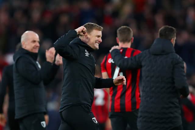 Eddie Howe took Borunemouth from League 1 to the Premiership and established them as a top flight club during his eight years in charge