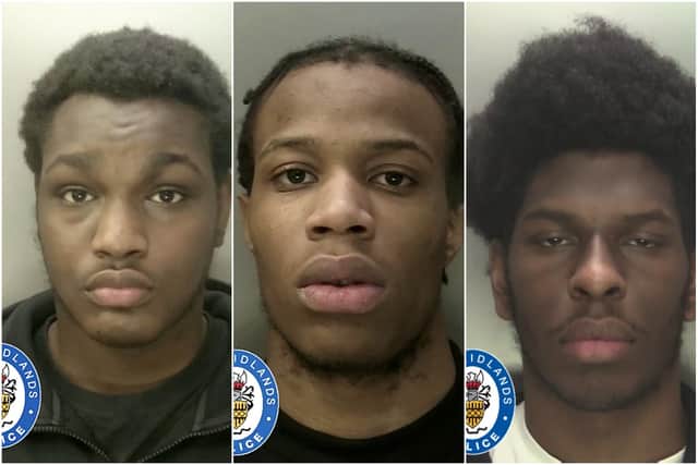 Left-right, Tahjgeem Breaken-Ridge and Michael Ugochuckwu were found guilty of murder while Kieron Donaldson who supplied the weapons was convicted of manslaughter.