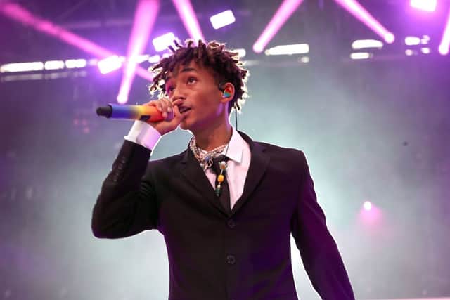 Jaden Smith performing onstage during The Freedom Experience featuring Justin Bieber (Photo: Kevin Winter/Getty Images)