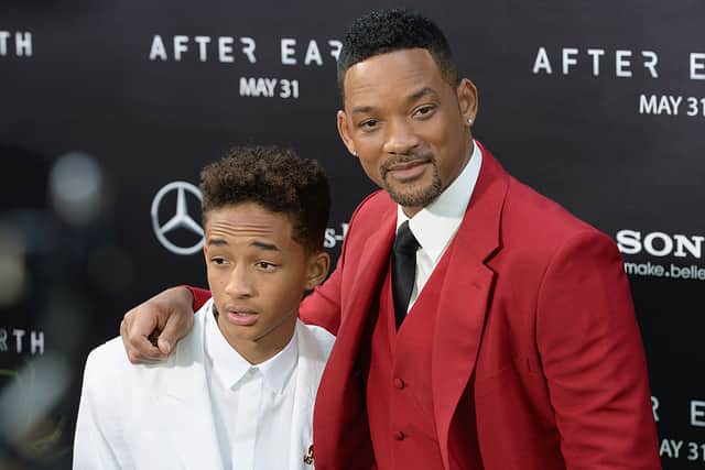  Jaden Smith and Will Smith attending the “After Earth” premiere New York City  (Photo: Andrew H. Walker/Getty Images)