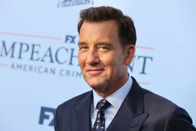 Clive Owen plays Bill Clinton in Impeachment. (Photo by Kevin Winter/Getty Images)
