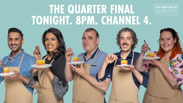 Chigs, Crystelle, Jurgen, Giuseppe and Lizzie are all in the quarter finals (Picture: Channel 4)