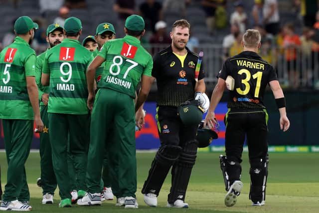 Australia celebrate their 2-0 series win over Pakistan