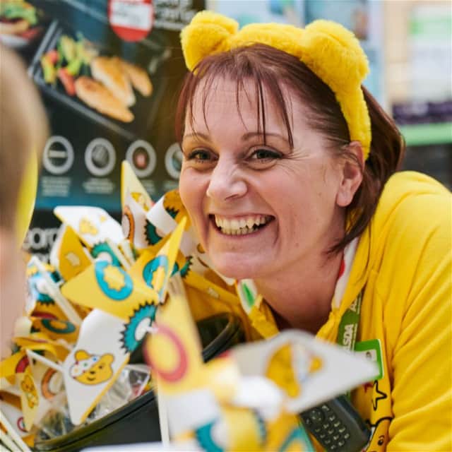 ASDA colleagues participate in fundraising, as well as selling products in store (Picture: ASDA)