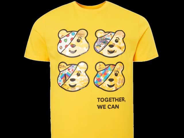 The official Children in Need 2021 t-shirt 