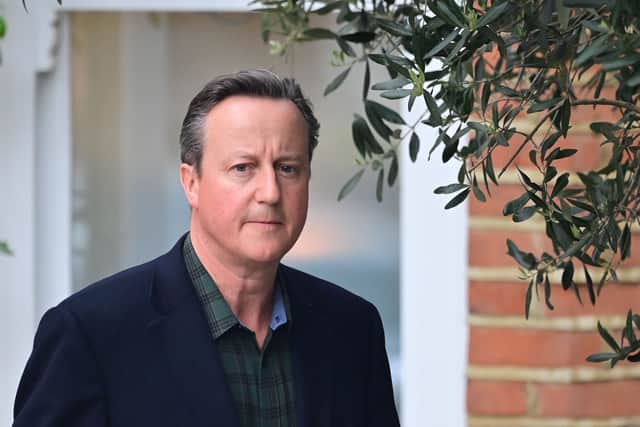 David Cameron was found to have lobbied Government contacts on behalf of a company he was working for - Greensill Capital (image: Getty Images)