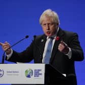 Boris Johnson was at COP26 on Wednesday.