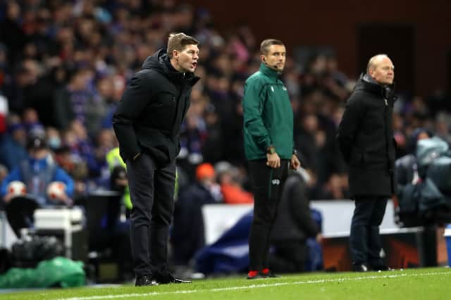 Steven Gerrard and his coaching team led Rangers to first Scottish title in 10 years