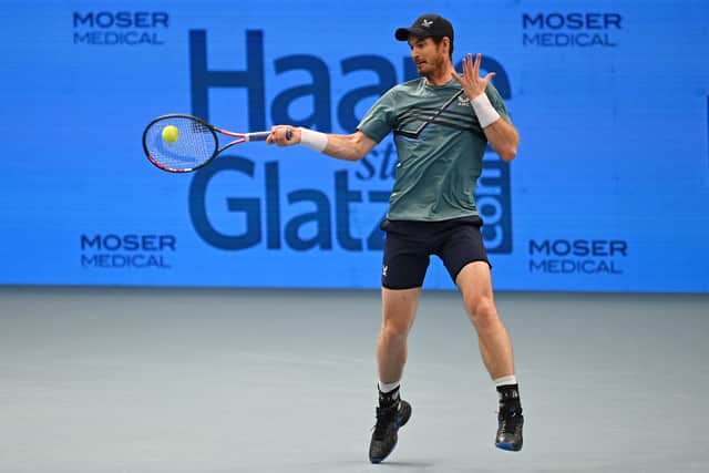 Murray was knocked out of Paris Masters after the first round but has come back fighting in Sweden