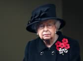 In recent years, the Queen has been seen wearing five poppies on Remembrance Sunday (image: AFP/Getty Images)