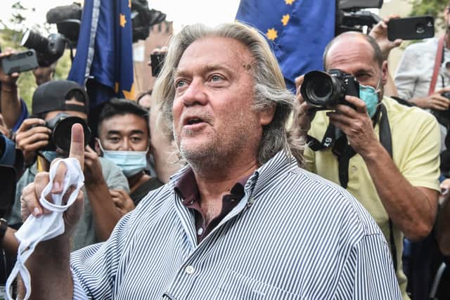 Former White House Chief Strategist Steve Bannon (Photo by Stephanie Keith/Getty Images)