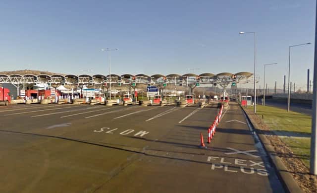 The lorry was stopped by authorities as it headed for Folkestone, Kent, through the Channel Tunnel (image: Google)