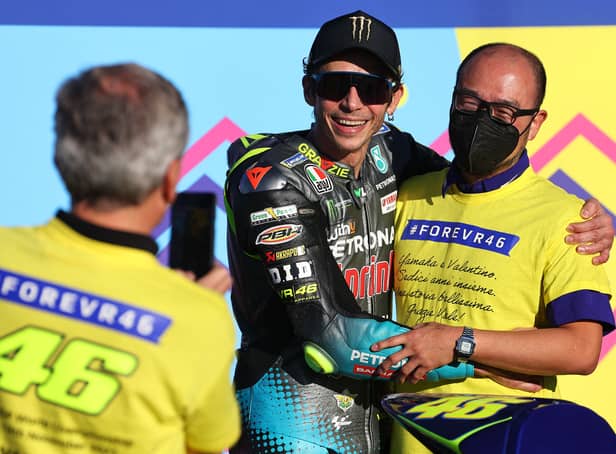 <p>Valentino Rossi has raced his final MotoGP and finished in 10th place. </p>
