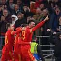 Kieffer Moore scored another vital goal for Wales as they held the world’s best team. (Photo by PAUL ELLIS/AFP via Getty Images)