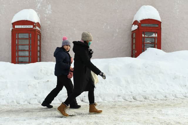 Earlier this year in February, the UK experienced large amounts of snow (Photo by Jeff J Mitchell/Getty Images)