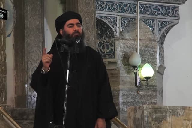 When the teenagers fled to Syria, IS was at the peak of its powers under its leader Abu Bakr al-Baghdadi (image: AFP/Getty IMages)