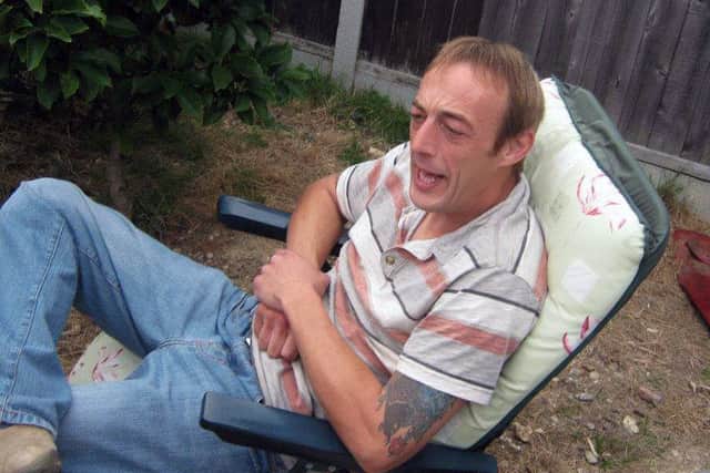 Mark Day’s brother-in-law Barry Harris who died three days after being bitten by his dog. 