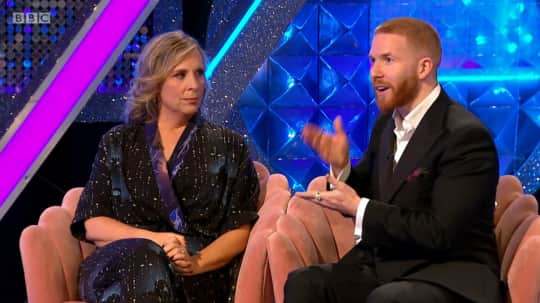 Mel Giedroyc was revealed on Strictly: It Takes Two 