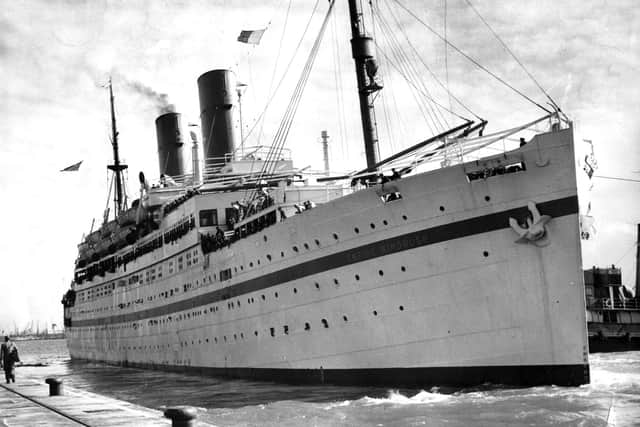 The ‘Empire Windrush’ docked in Southampton (Photo: PA)