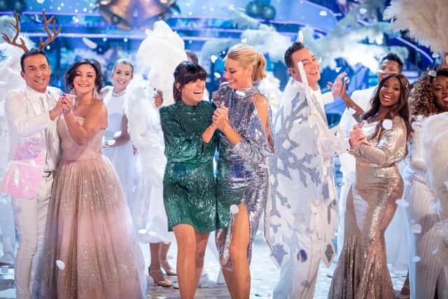 Strictly Come Dancing tops the year off with a Christmas special (Picture: ITV)