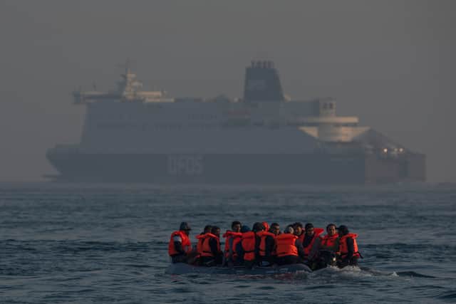 The main reasons why migrants cross the Channel to get to the UK include family ties and safety (image: Getty Images)